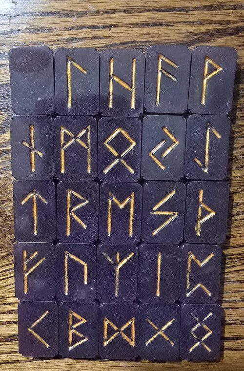 Orgonite Elder Futhark Rune Sets