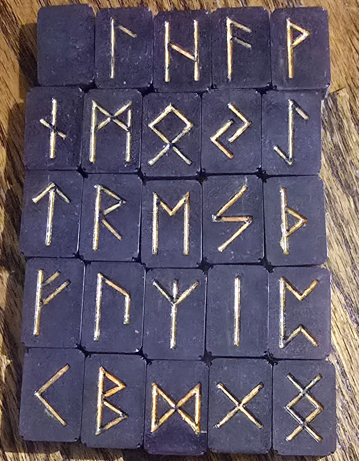 Orgonite Elder Futhark Rune Sets