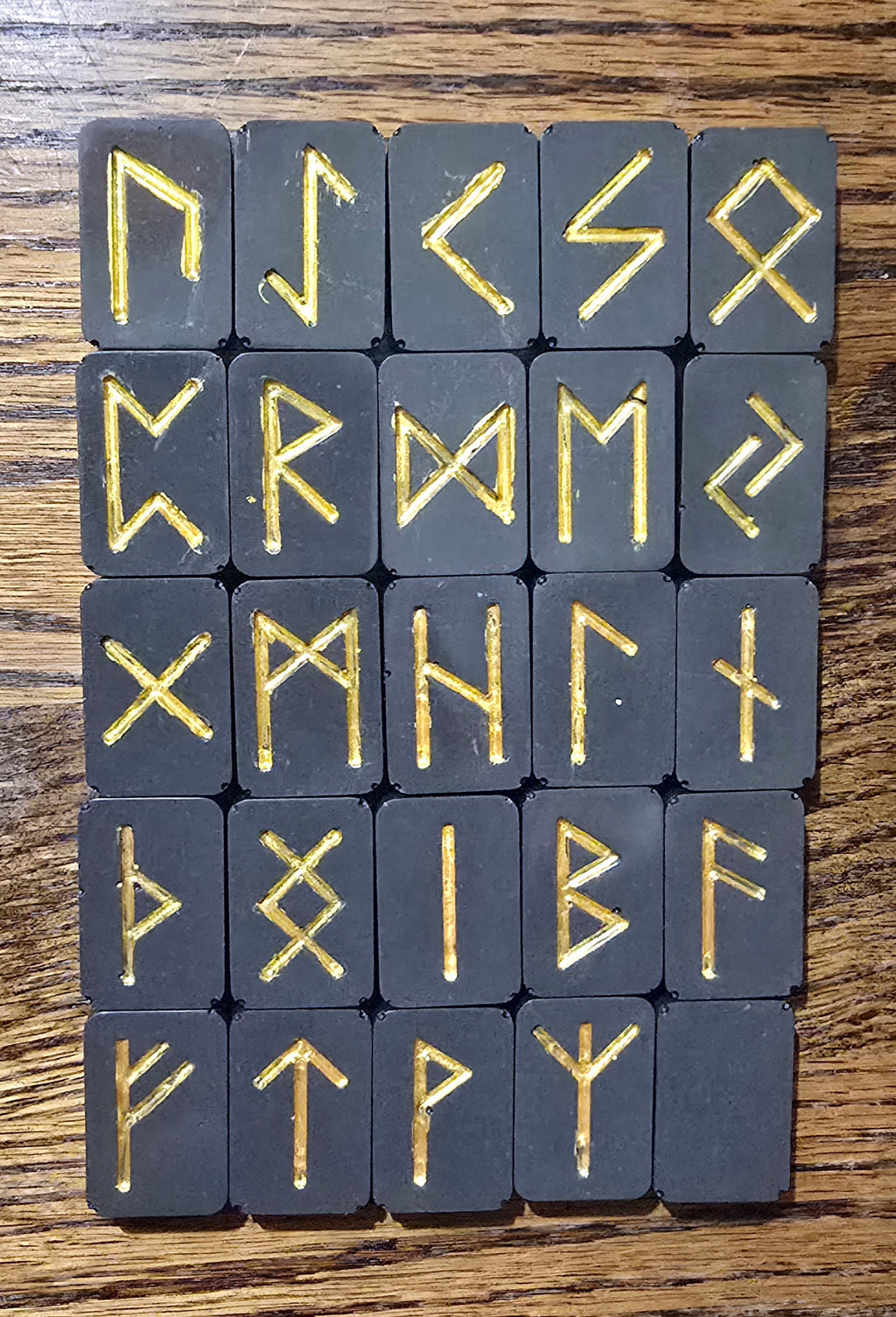 Orgonite Elder Futhark Rune Sets